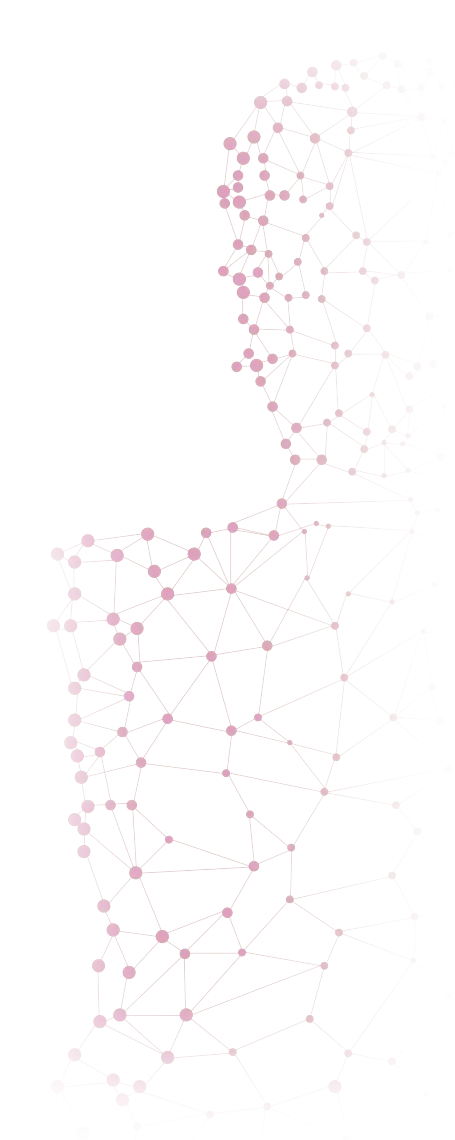Illustration av kroppen som ett nätverk av datapunkter